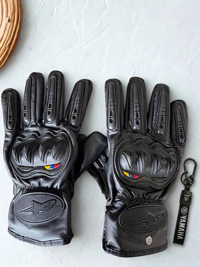 Foto: guantes puestos