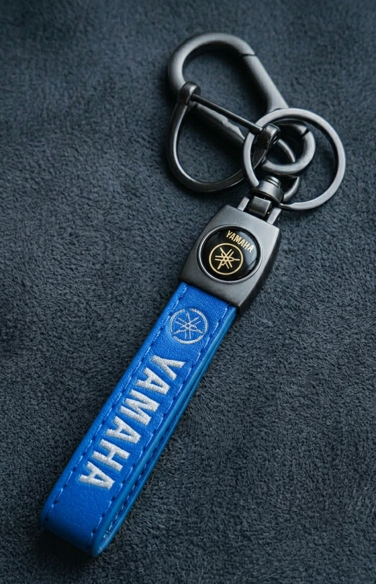Genuine Leather Keychains for Motorcycles and Cars – Unique Design and Quality Finish