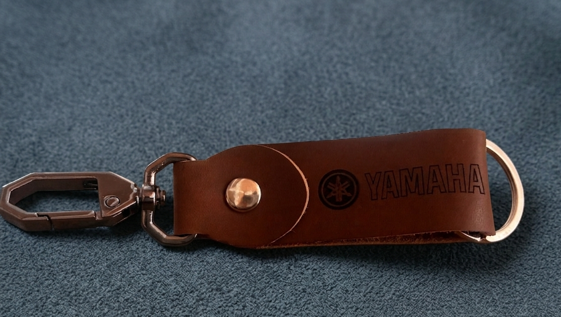 Genuine Leather Keychains for Motorcycles and Cars – Unique Design and Quality Finish