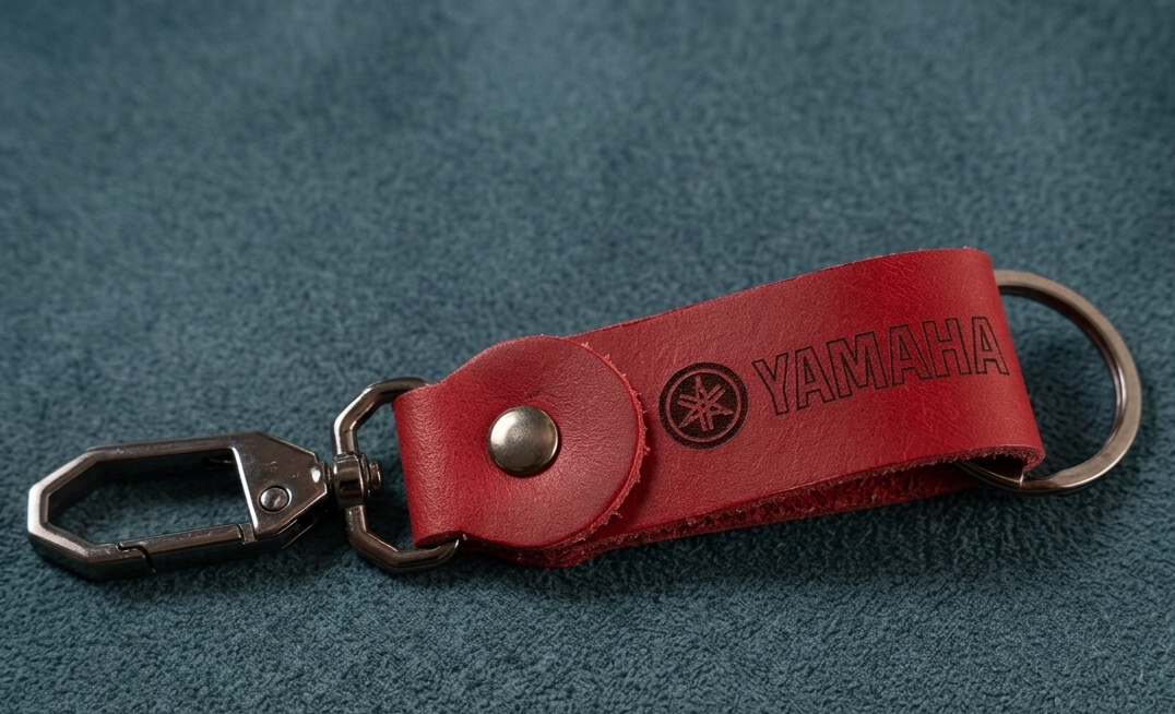 Genuine Leather Keychains for Motorcycles and Cars – Unique Design and Quality Finish